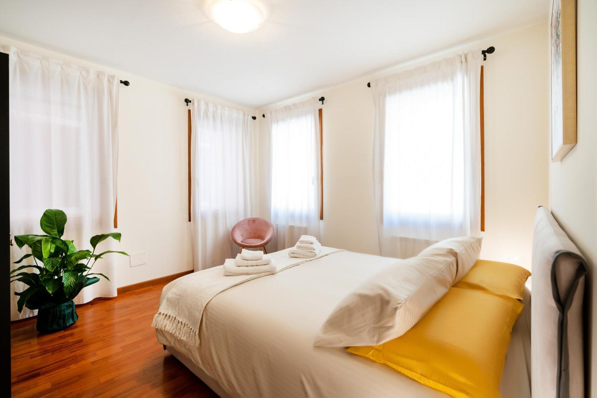 Elegante E Luminoso, Spazio Esterno Privato * Venecia